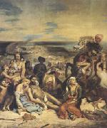 Eugene Delacroix Scenes of the Massacres of Scio;Greek Families Awaiting Death or Slavery (mk05)